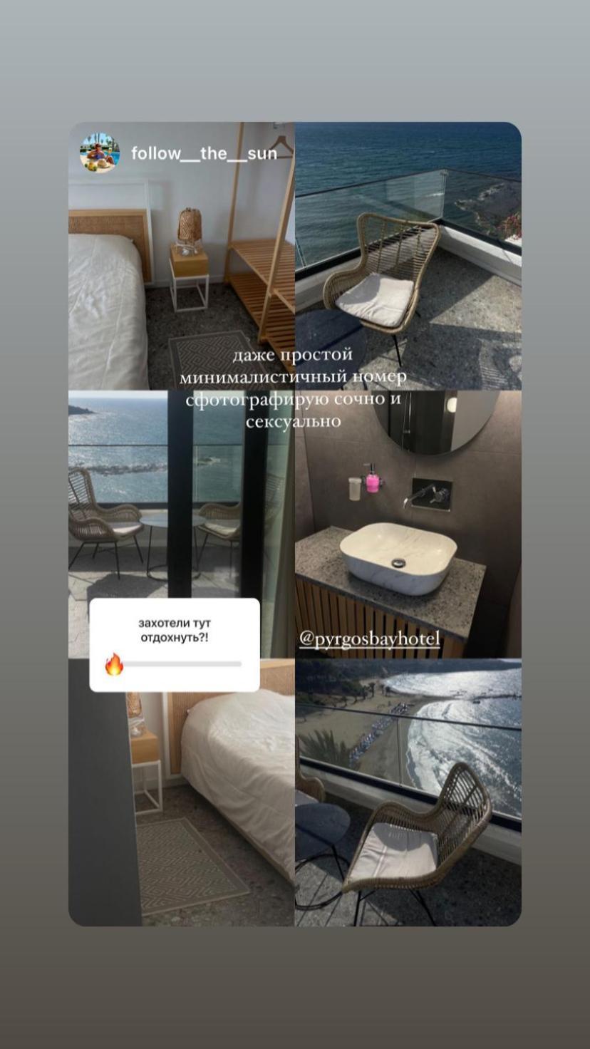 E.J. Pyrgos Bay Hotel Buitenkant foto