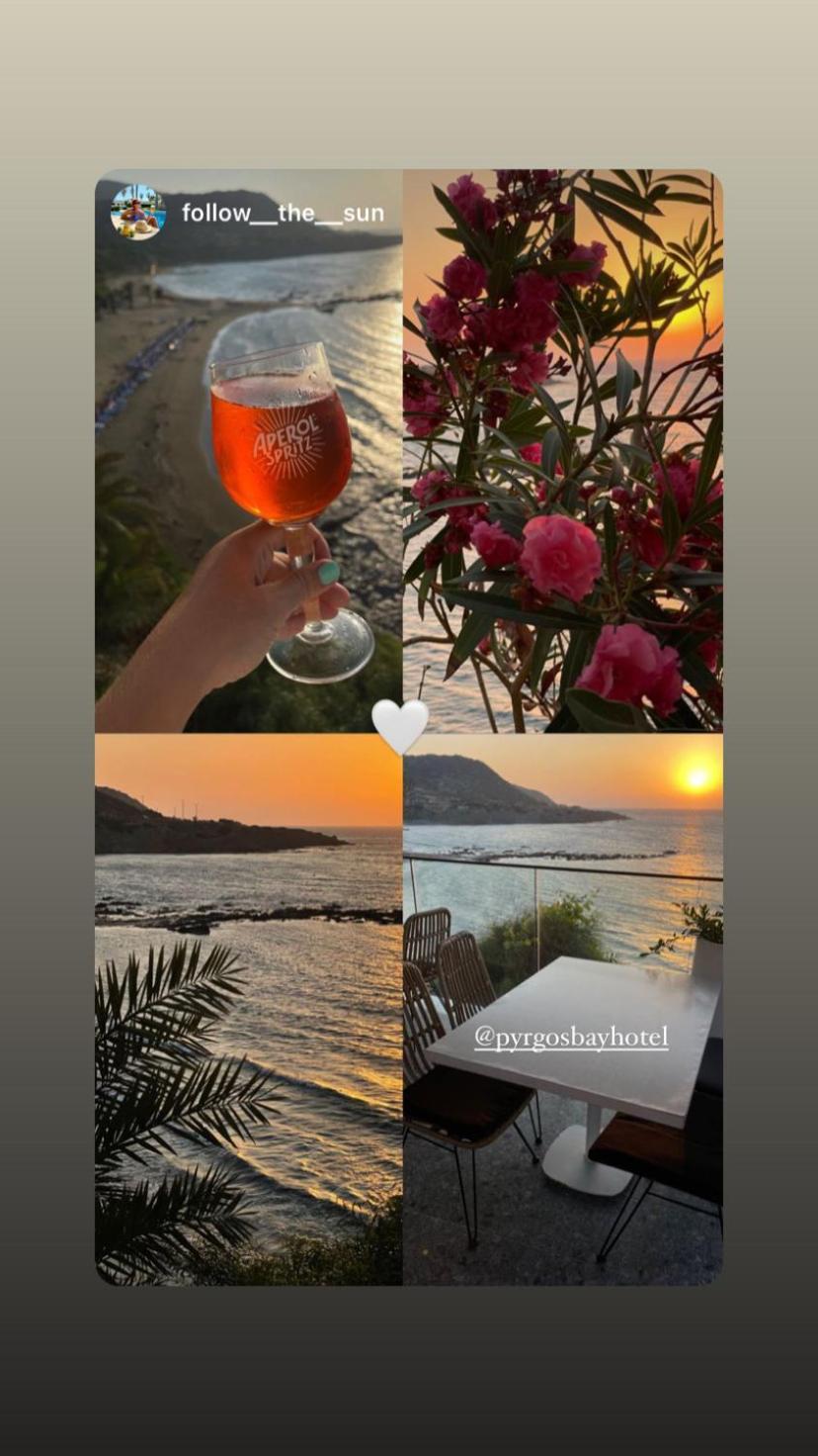 E.J. Pyrgos Bay Hotel Buitenkant foto